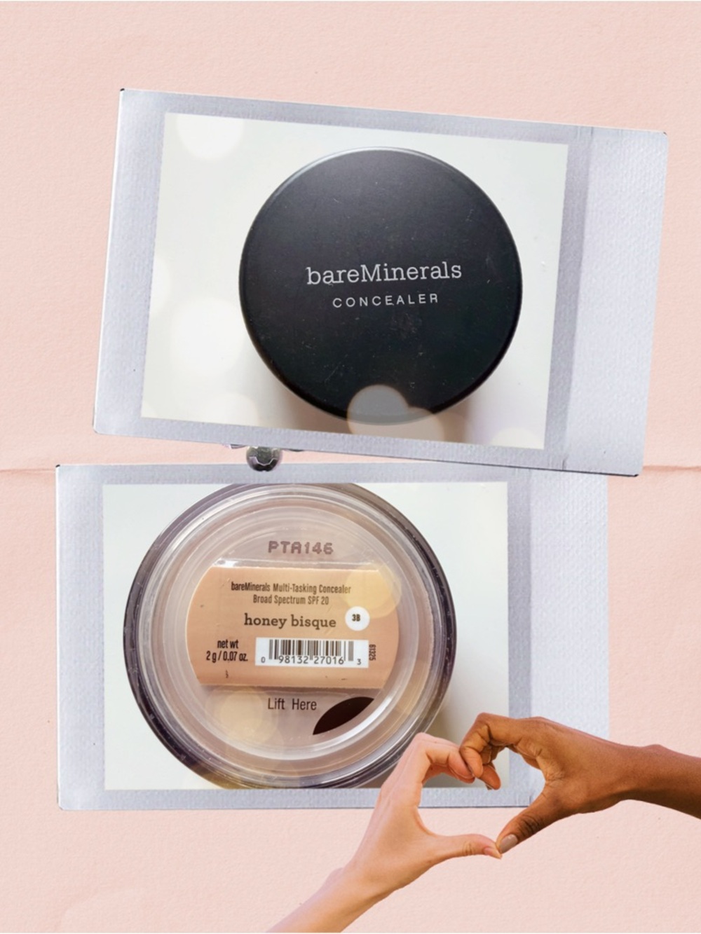 bareMinerals MultiTasking Concealer SPF Honey Bisque Natural Finish Clean Beauty